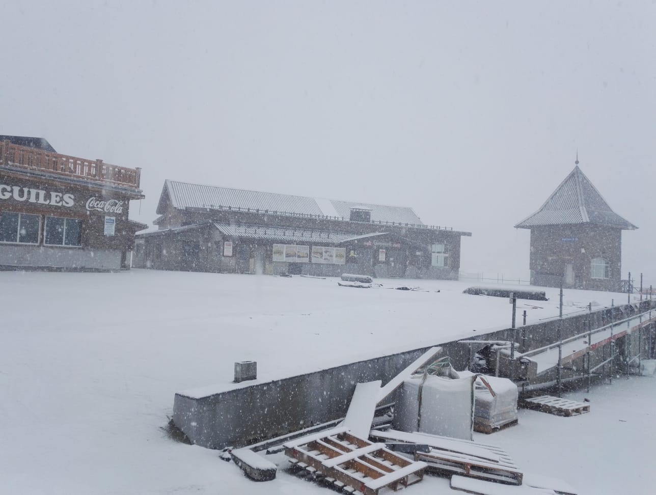 Vídeo e imágenes de la nevada de octubre en Sierra Nevada 