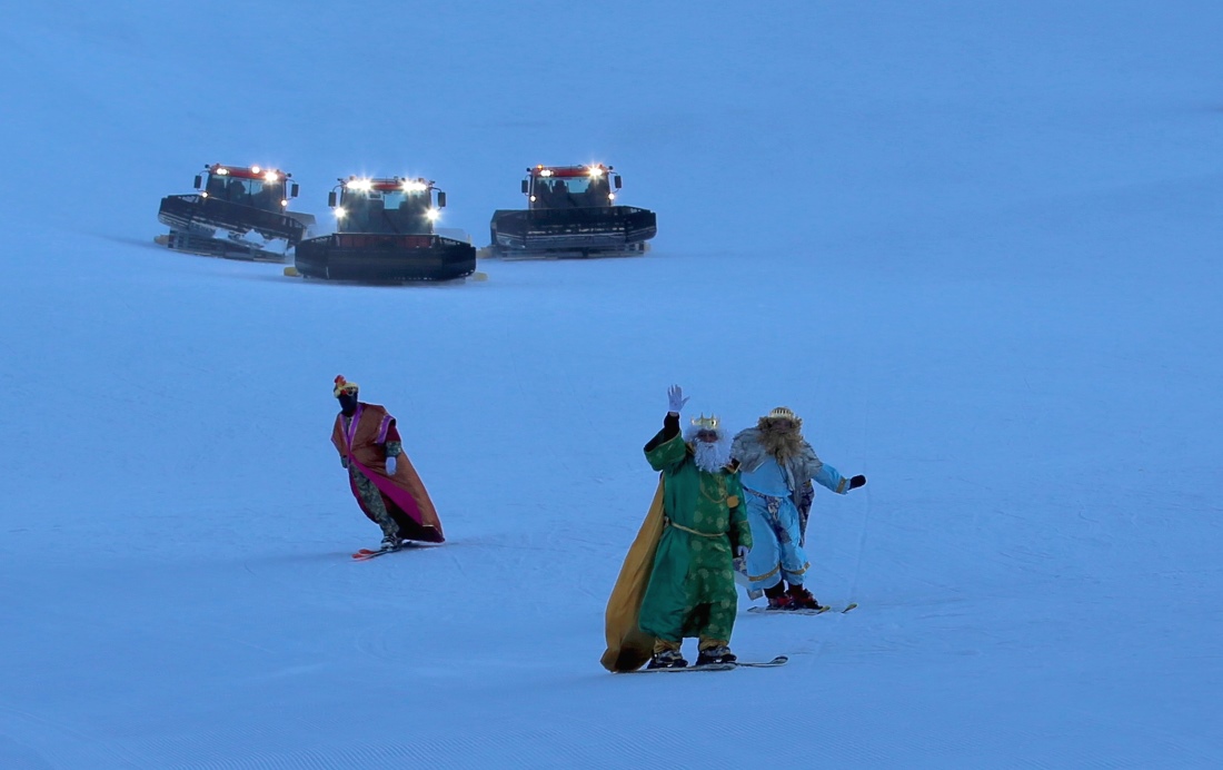 ¡Confirmado! Los Reyes llegarán a Sierra Nevada esquiando