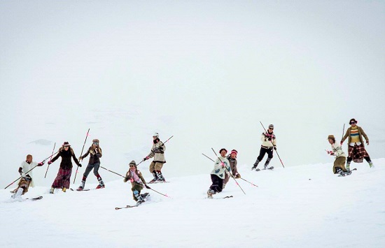 En el encuentro "Telemarkero" de la Rikitaum siempre la lían parda en Sierra Nevada