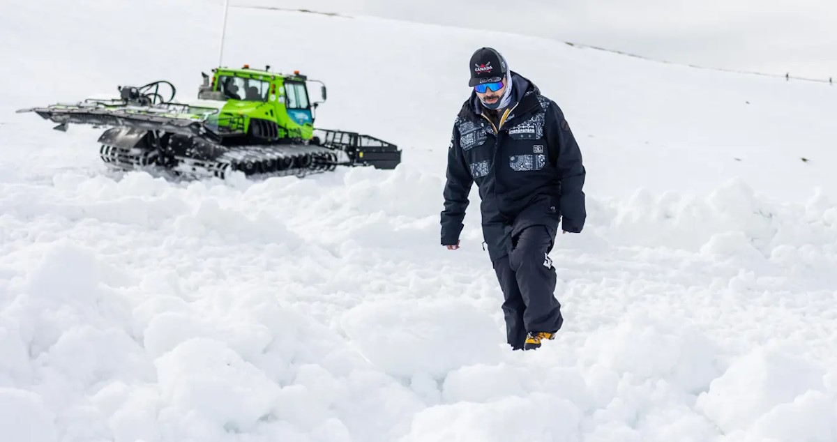 Sierra Nevada, ya construye el circuito de la Copa del Mundo Snowboard Cross