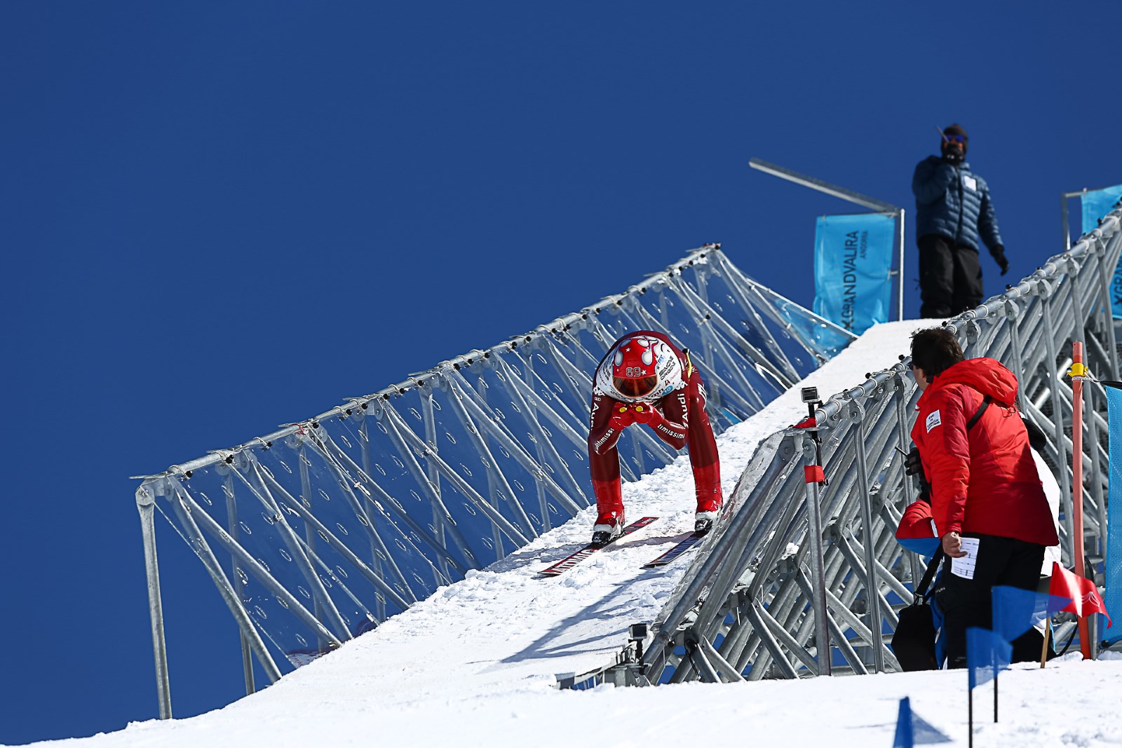4 esquiadores aspiran al Globo de Cristal en la Copa del Mundo de Speed Ski en Grandvalira 
