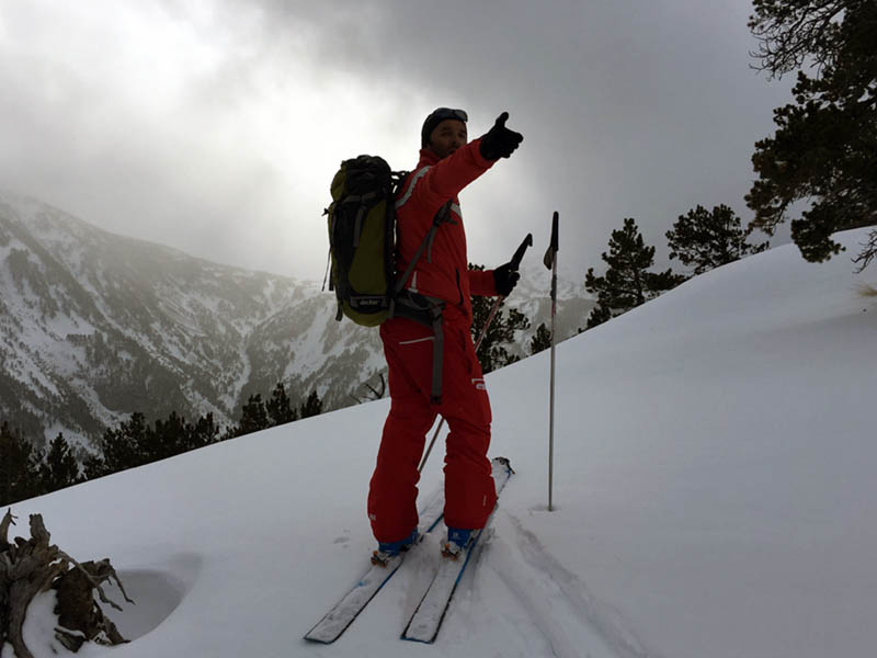 Sigue sin éxito la búsqueda de un esquiador desaparecido cerca de Formiguères