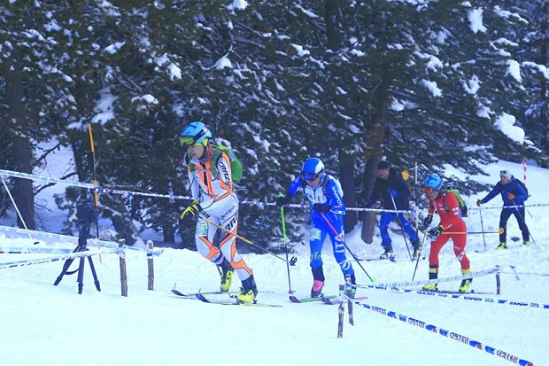 Un momento de la carrera en Cambre d´Aze. Foto: estación de esquí de Cambre d´Aze