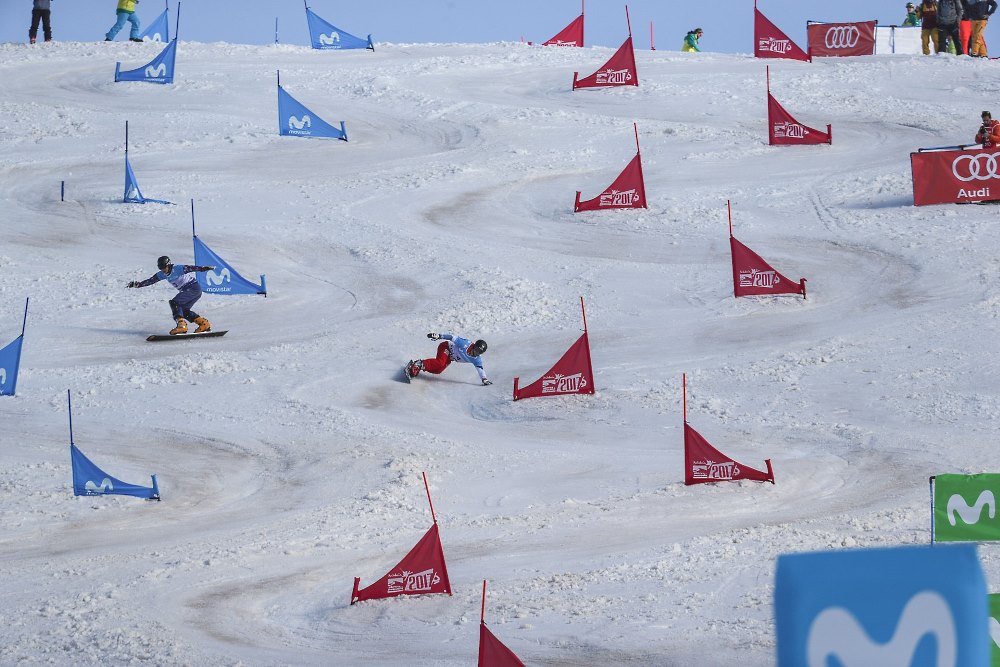 Austria domina el slalom paralelo de Sierra Nevada 2017 con sendos oros