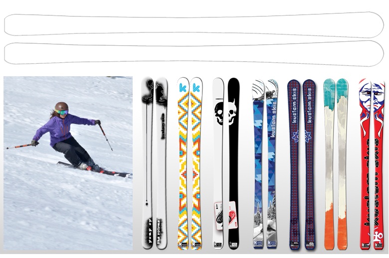 Kustom Skis sortea unos esquís personalizados