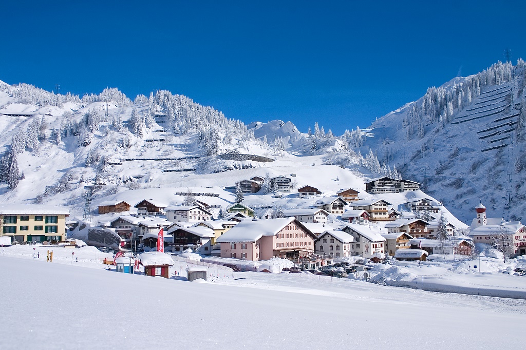 Stuben am Alberg es un paraíso de nieve del que no te querrás marchar. Foto: Turismo de Austria