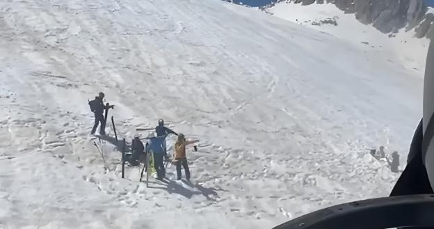 Accidentado fin de semana en el Pirineo aragonés: 10 rescates realizados, tres de ellos en el Aneto