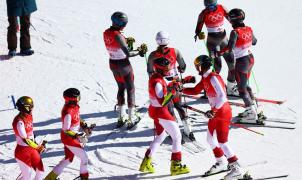 Austria gana la combinada mixta por equipos, la última prueba alpina de los JJ. OO.