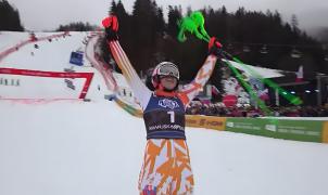 Vlhova se acerca a Shiffrin en la clasificación con una actuación magistral en Kranjska Gora