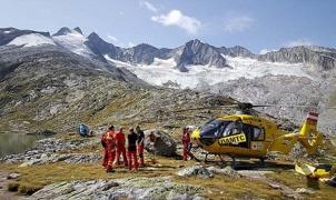 5 alpinistas muertos en un accidente de cordada en un glaciar austriaco