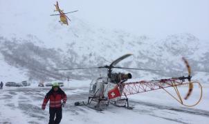 3 esquiadores italianos muertos por un gran alud en los Alpes suizos