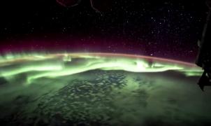 La aurora boreal más impresionante registrada desde la Estación Espacial Internacional