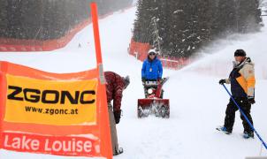 Cancelado el primer descenso masculino de Lake Louise por la nevada