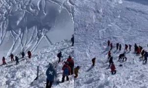 Una avalancha siembra el pánico entre esquiadores en las Termas de Chillán