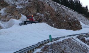 Beartooth Basin limpia la nieve de la carretera para abrir a partir del 26 de mayo