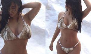 Kim Kardashian presenta lo último en ropa "térmica"