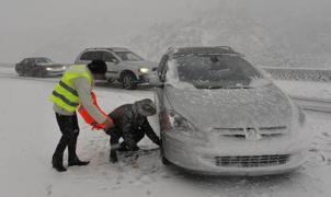 La policía andorrana ha impuesto un total de 152 Multas por no llevar ruedas de invierno o cadenas 