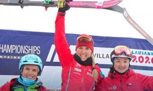 Una gran Clàudia Galicia consigue el primer oro en el Mundial de esquí de montaña