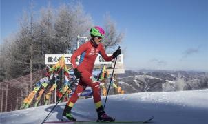 Clàudia Galicia consigue dos platas a -26ºC en la primera prueba de esquí de montaña en China