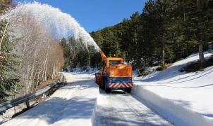 Se cerró la carretera del Coll de Ordino en Andorra, no abrirá hasta la primavera