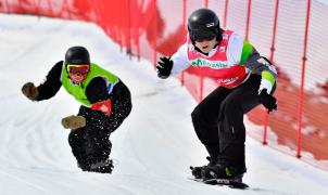 Astrid Fina brilla en el banked slalom de La Copa del Mundo IPC 2019 para-snowboard de La Molina