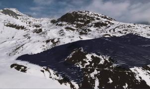 Suiza construye una planta solar exclusiva para abastecer de energía verde una estación de esquí