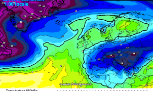 Una importante invasión de frío continental invadirá Europa para saludar el Año Nuevo