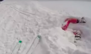 Un esquiador "salva” a una mujer enterrada en la nieve a punto de morir en Les Arcs