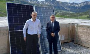 El nuevo parque solar de Grau Roig estará operativo en otoño