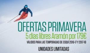 Aramón celebra la primavera con ofertas en los forfaits de 5 días y más promociones 