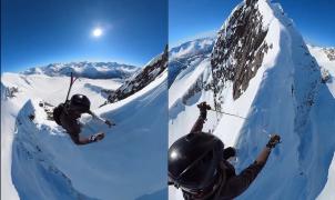 El último vídeo viral de Kilian Jornet jugando con el riesgo en una cresta