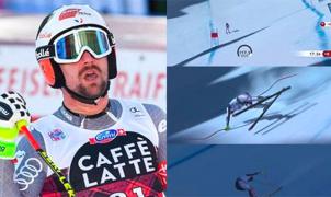 Vídeo: el esquiador Max Muzaton protagonista de la salvada de la década en Cortina