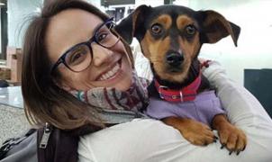 Una patinadora olímpica salva a un perro salchicha que iba a ser cocinado en PyeongChang