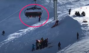 Un niño queda colgando de un telesilla en Mt. Hutt y montan un rescate exprés para salvarlo
