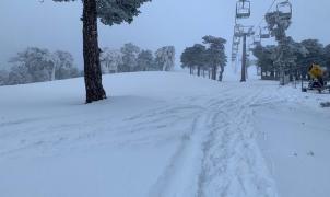 La estación de esquí de Navacerrada, preparada para abrir mañana martes
