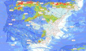 Previsión Meteo Fin de Semana: Grandes nevadas en la Cordillera Cantábrica y los Alpes 