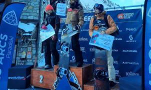 Núria Castán gana la prueba del Freeride World Qualifier en Les Arcs