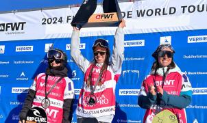 Núria Castán, brillante ganadora en snowboard del FWT Verbier. Crónica y resultados de de la competición