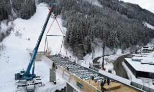 Saalbach construye tres nuevos telecabinas para albergar los Campeonatos del Mundo de Esquí
