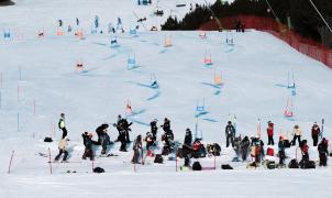 La pista Avet, lista para acoger a las mejores esquiadoras del mundo