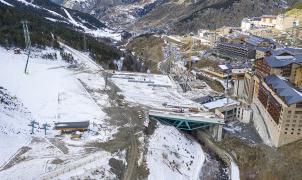 Grandvalira estrena la plataforma de Soldeu construida para la Copa del Mundo de Esquí