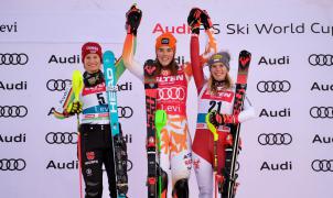 Petra Vlhova arrasa en el primer slalom de Levi mientras Mikaela Shiffrin queda en cuarto lugar
