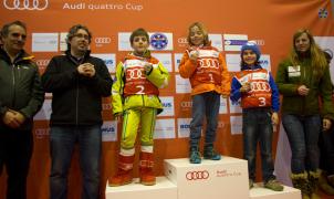 El mal tiempo no detiene a los corredores de la Audi Quattro Cup de Valgrande-Pajares