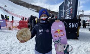 Queralt Castellet, medalla de plata en la Copa del Mundo de snowboard 