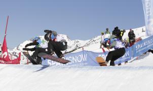 Baqueira vive una emocionante segunda fase de la Copa de España de Snowboardcross y Skicross 