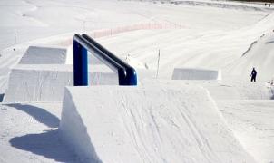 Todo a punto para el nuevo snowpark by Salspark en Baqueira Beret
