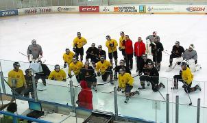 Arranca el Campeonato Mundial de Hockey en el Palacio de Hielo de Jaca
