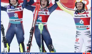 El noruego Lucas Braathen conquista el slalom de Adelboden 