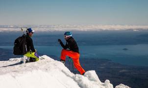 Snow Cross Training de verano en los campos de esquí patagónicos de Cerro Catedral 
