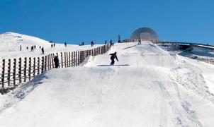 Sierra Nevada ya dispone con el inicio del año del snowpark Sulayr casi al completo